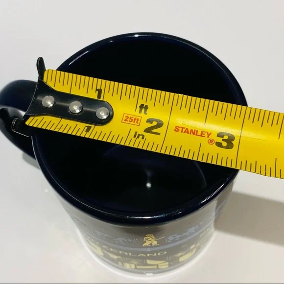 Bockling German Coffee Cup Deutschland Made in Germany Blue and Gold - Picture 7 of 8